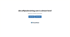 Desktop Screenshot of dev.offpeaktraining.com